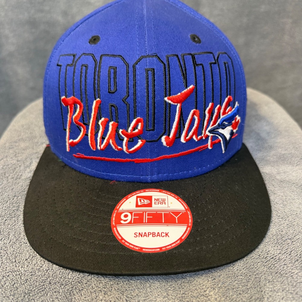 Toronto Blue Jays New Era 9FIFTY Snapback Hat Blue Black MLB Baseball Cap OSFM